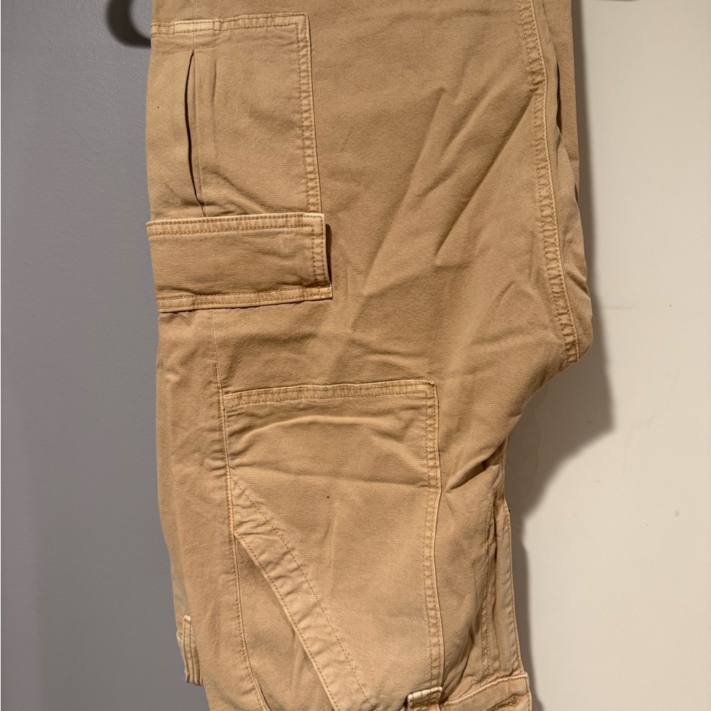 American Eagle Outfitters Beige Stretch Pants